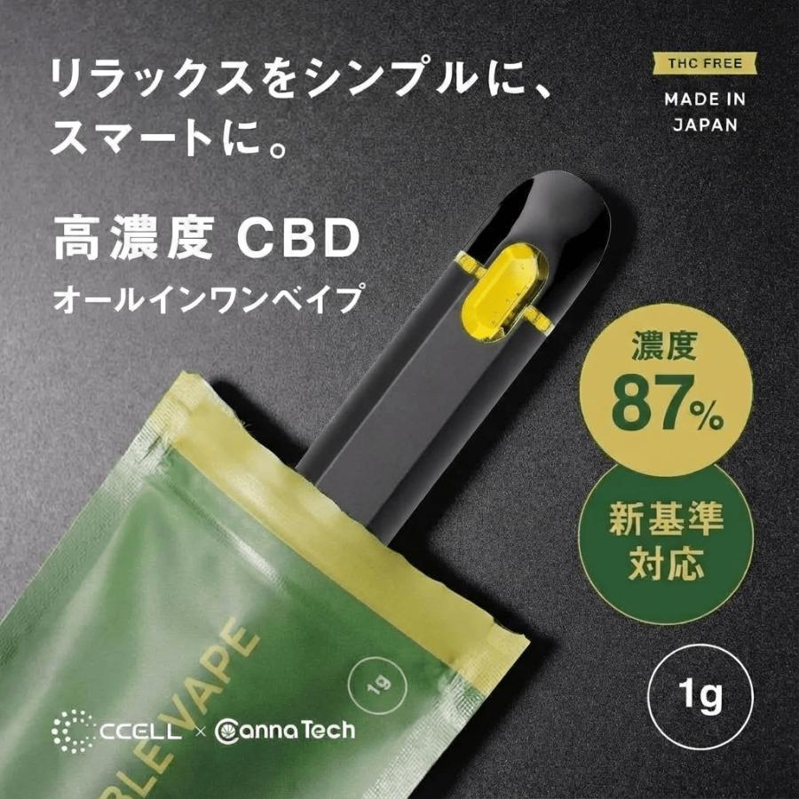 CBD 87％ リキッド 一体型ベイプペン 1ml 高濃度 カートリッジ CBD CBN CBG 配合 CannaTech ブロードスペクトラム CBD 国産 日本製 高濃度 cbd ベイプ cbn 爆買 | CannaTech | 02
