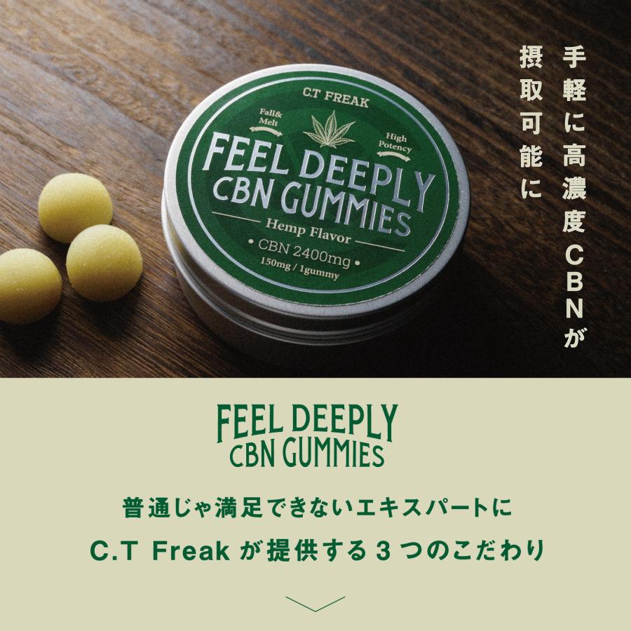 CBN グミ 16粒 CBN 2,400mg 『 超高濃度 CBN 150mg /粒』 ブロード 