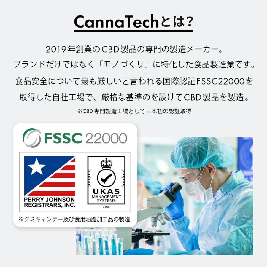 CBD グミ CBD 650mg 配合 10粒 ｜CBD 65mg/粒｜果汁100% CBD 65mg /粒 配合 ブロードスぺクトラム cbdグミ CannaTech 国産 国内製造 超PayPay祭 | CannaTech | 15