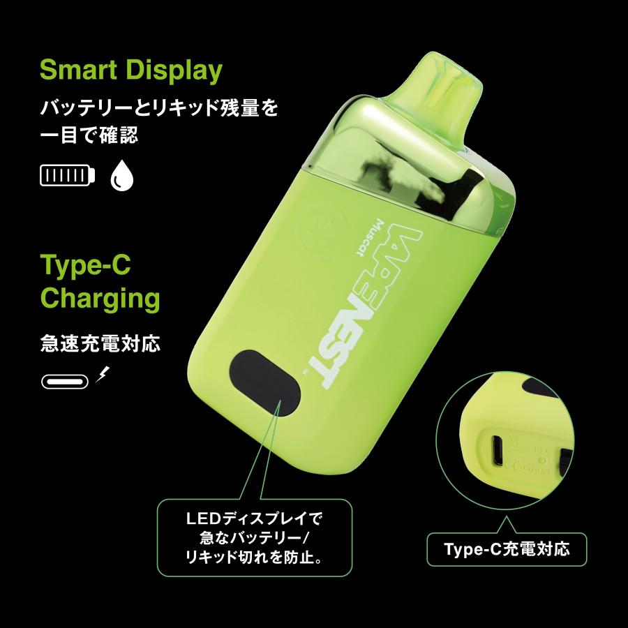《新発売》 VAPE NEST CBD配合 電子タバコ ベイプ ポケットシーシャ 大容量15ml 10000パフ ニコチン0 タール0 THCフリー 残量表示 CBD 日本製造 超PayPay祭 | CannaTech | 13