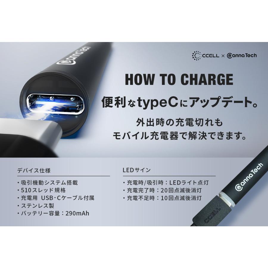 CannaTech（キャナテック） オリジナル ヴェポライザー 510規格 CBD