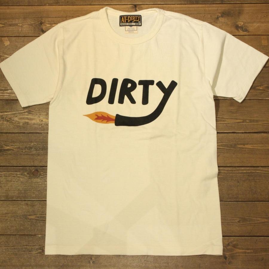 At Dirty アットダーティー Dirty Fire S S T Shirts Natural Ad Tee0049 Cannon Ball 通販 Yahoo ショッピング