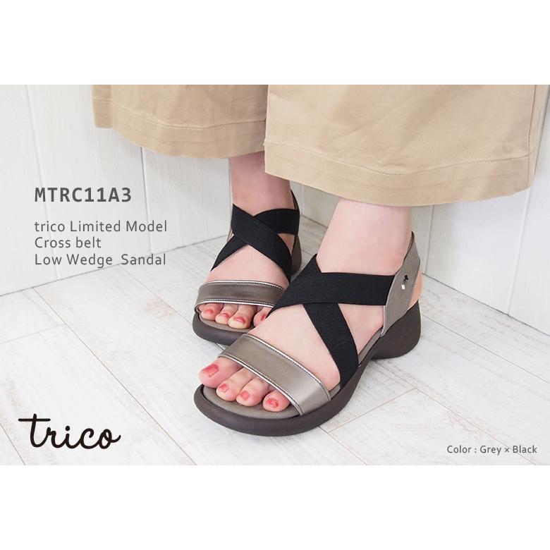 【未使用】ブルーレーベル ウェッジ サンダル チェック リボン ブラック M サンダル レディース ゴムベルト ウェッジソール ゴム 歩き