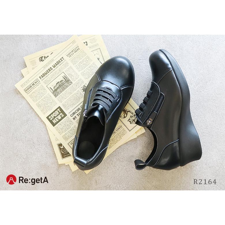 シューズ(女性用) rei リゲッタ レディース シューズ スットオン 厚底 RE167 ハンズフリー 靴
