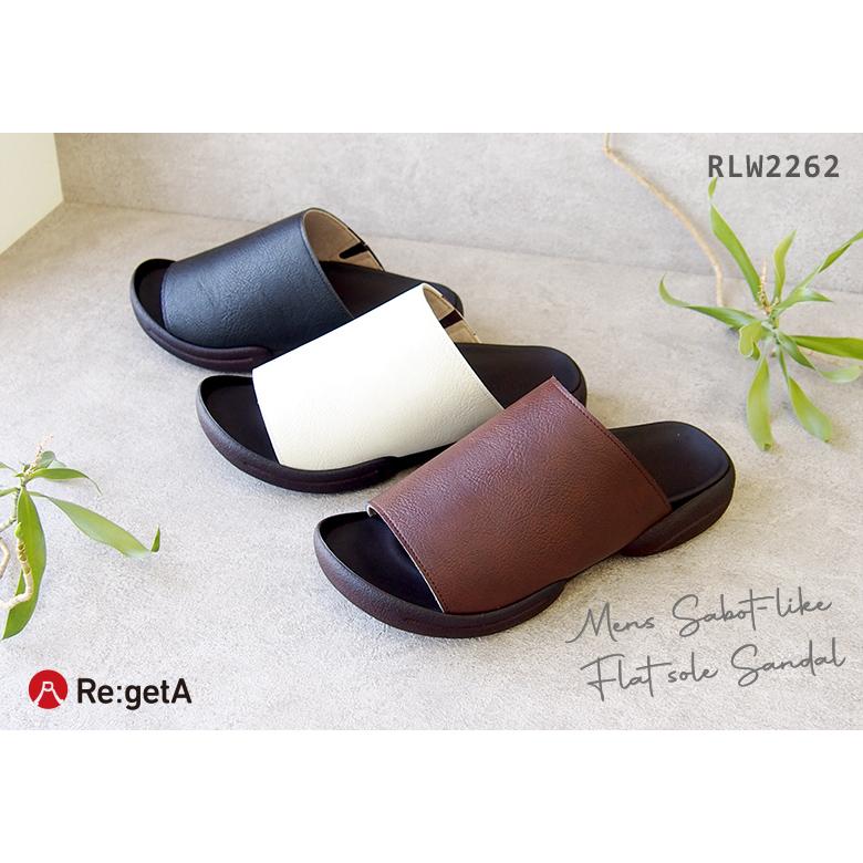 Re:getA（リゲッタ） サンダル メンズ RLW2262 サボサンダル カバー