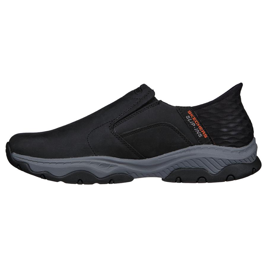 スケッチャーズ メンズ スニーカー 204847 blk SKECHERS スリッポン スリップインズ Slip-ins 靴 シューズレザー 本革 メモリーフォーム 立ったまま履ける｜canoe-trico｜04