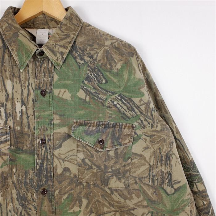 90's USA製 RED HEAD レッドヘッド 長袖ハンティングシャツ リアル