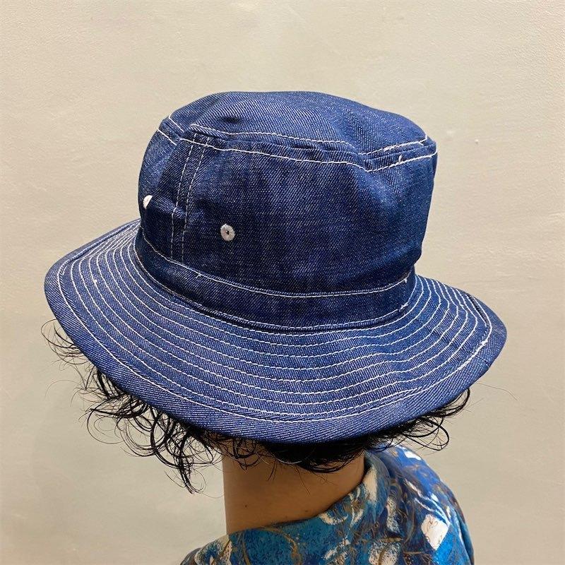 新品未使用品 デニムバケットハット メンズLサイズ相当 内周約60cm前後