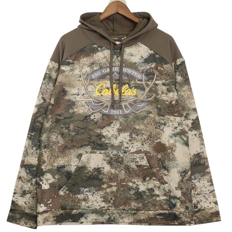 Cabela's カベラス ポリエステルスウェットパーカー メンズUS-XL プリント O2 Octane迷彩 フーディー hjc-0004 ...
