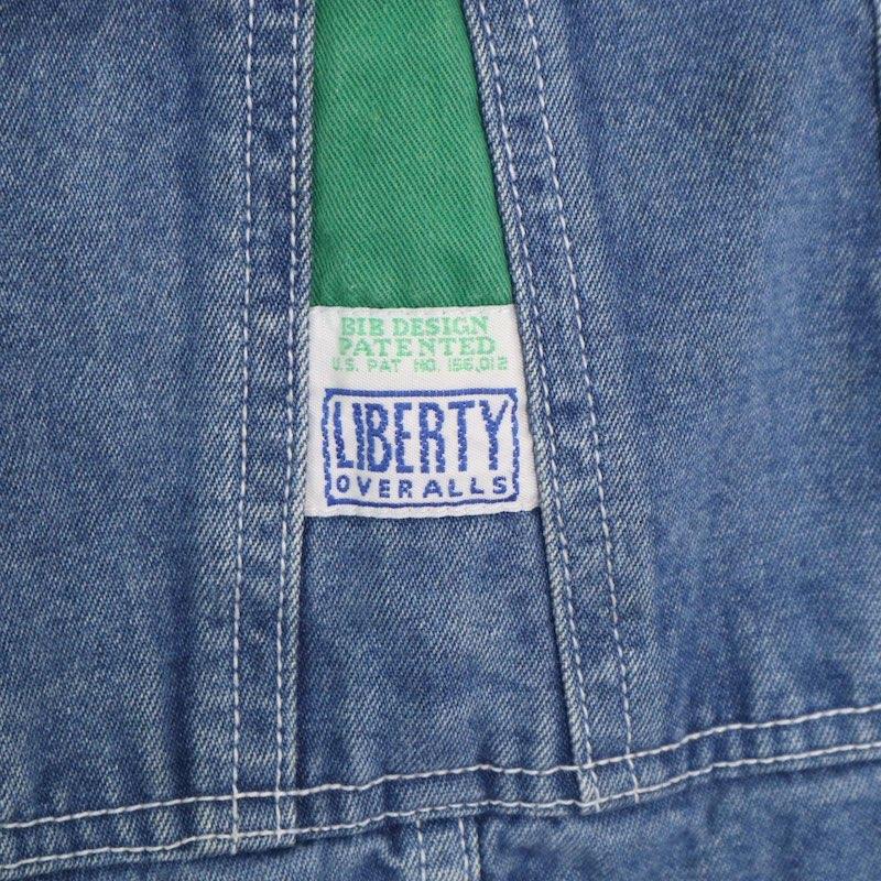 LIBERTY リバティー デニムオーバーオール メンズW56 （実寸W56 L27.5