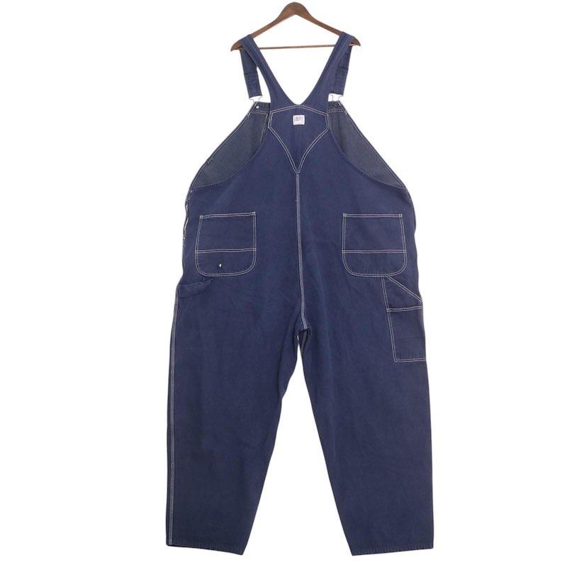 ●O2【US輸入】リバティ オーバーオール ブルー系 men's【W44】 LIBERTY リバティー デニムオーバーオール メンズW58 （実寸W57
