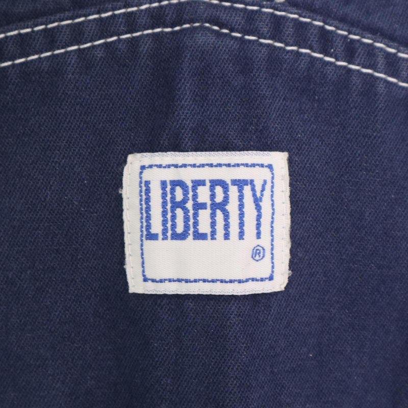 LIBERTY リバティー デニムオーバーオール メンズW58 （実寸W57 L30.5