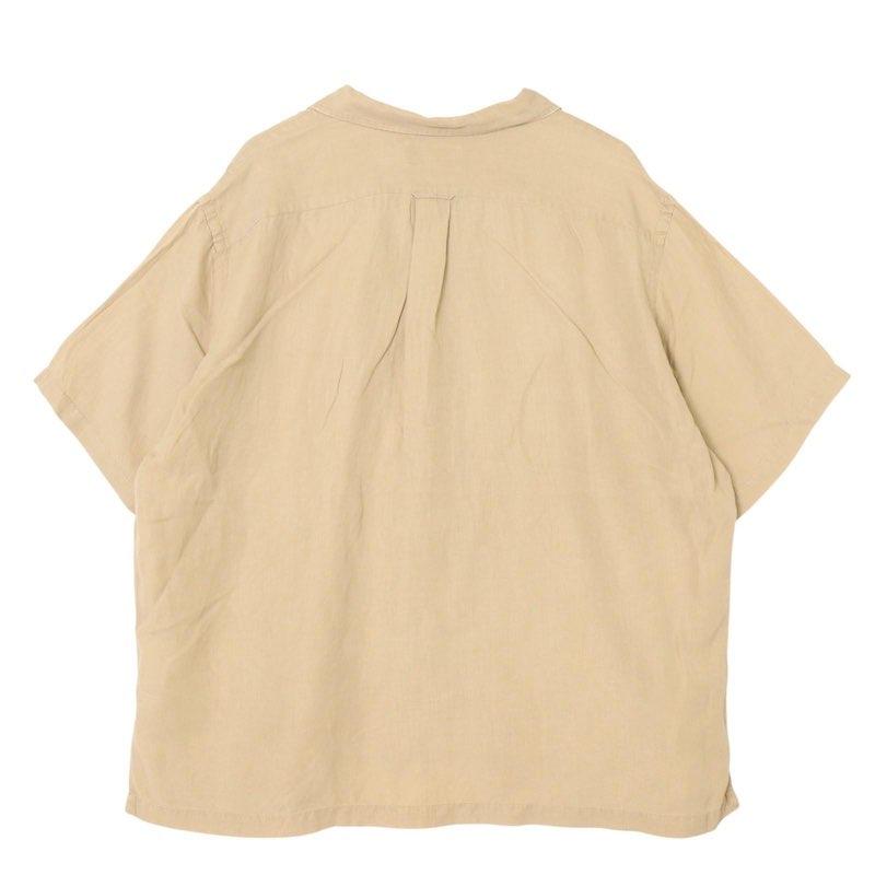 メンズ 【80s Ralph Lauren】リネン100% 開襟シャツ vintage