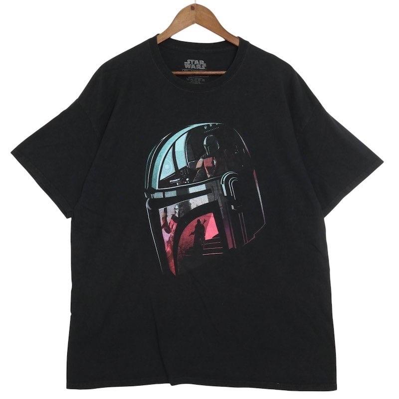 STAR WARS スターウォーズ クルーネック 半袖プリントTシャツ メンズUS