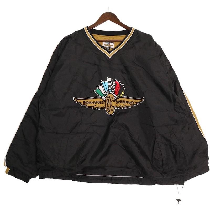 INDIANAPOLIS MOTOR SPEEDWAY 長袖ナイロンピステ 古着 メンズUS-3XL 