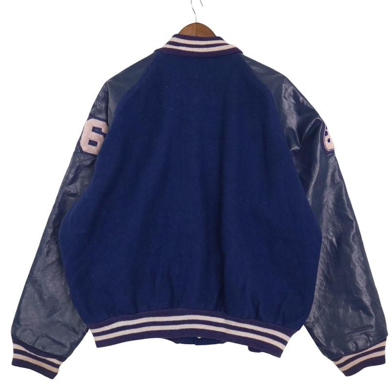 70's USA製 NEFF スタジアムジャケット スタジャン 古着 メンズUS-2XL