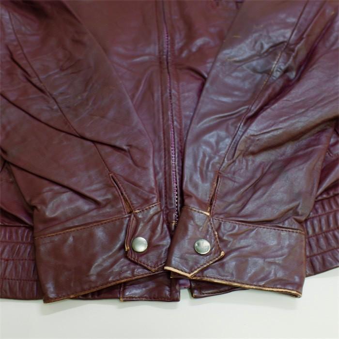 90s Rossano レザージャケット ライダース ボアライナー付 古着