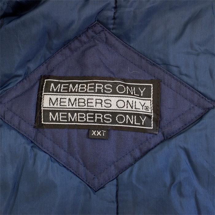 90's MEMBERS ONLY メンバーズオンリー 中綿入り ジップアップ