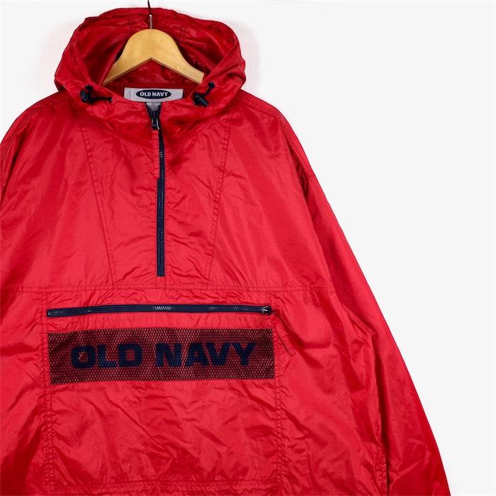 OLD NAVY（オールドネイビー） ハーフジップ ナイロンアノラック 
