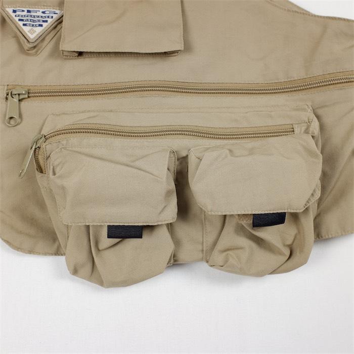 Columbia 90's PFG コロンビア ジップアップ フィッシングベスト Columbia 90's PFG コロンビア ジップアップ フィッシングベスト