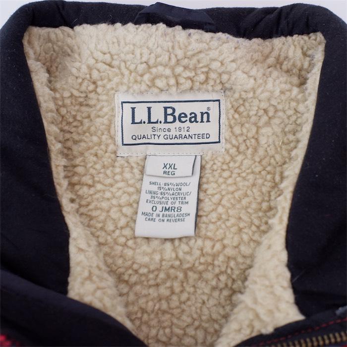 L.L.Bean（エルエルビーン） ジップアップ 裏ボアウールベスト メンズ 