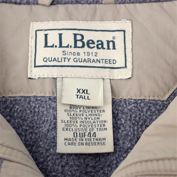 L.L.Bean（エルエルビーン） Thinsulate ジップアップ ナイロン 