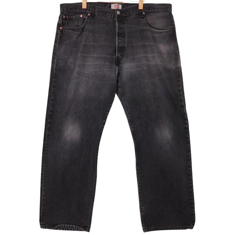 リーバイス 501 デニム ジーンズ ブラック USA製 00年代 Levi's 00'sリーバイス 501 ブラックデニムパンツ 古着 メンズ