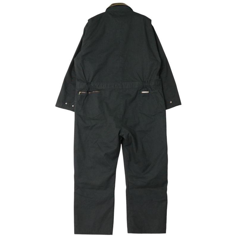 希少！90s クレージュ　ジャンプスーツ　つなぎ　キルティング　ブラックL 90's USA製 Walls ワークジャンプスーツ つなぎ 古着 メンズUS-3XL