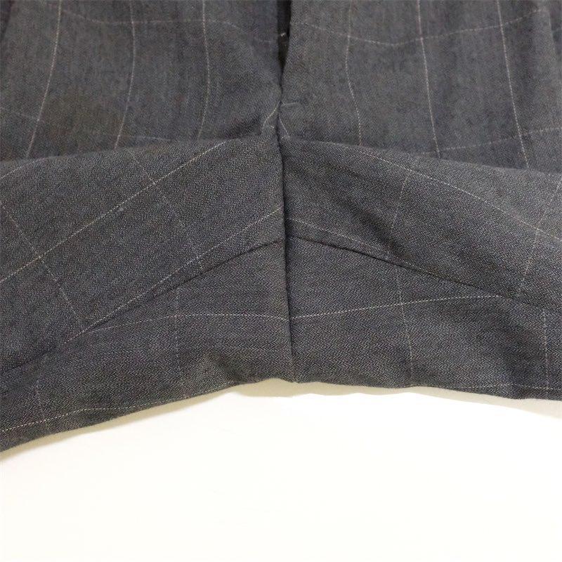 PERRY ELLIS ツータック スラックスパンツ タックパンツ ドレス