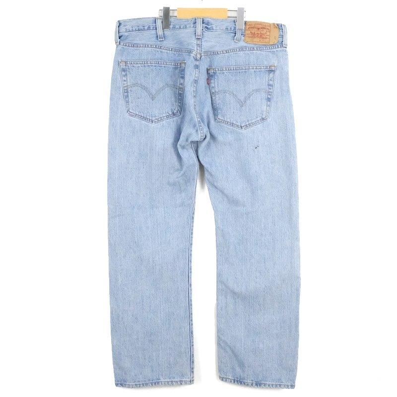 リーバイス Levi's 501 5ポケット デニムパンツ メンズW38/L30 ウエスト96cm 股下73cm 青 デニムブルー系 pn-0302｜canopus-web-shop｜02