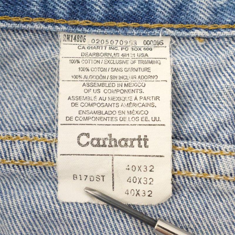 Carhartt（カーハート） 古着 大きいサイズ B17 DST 5ポケット デニム