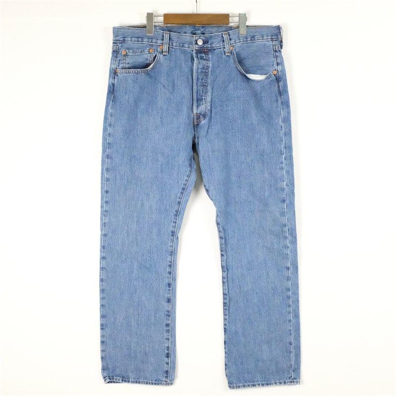 85年製 Levi's 501ライトブルーデニム 5ポケット Levi's（リーバイス） 古着 大きいサイズ 501-0193 5ポケット デニム