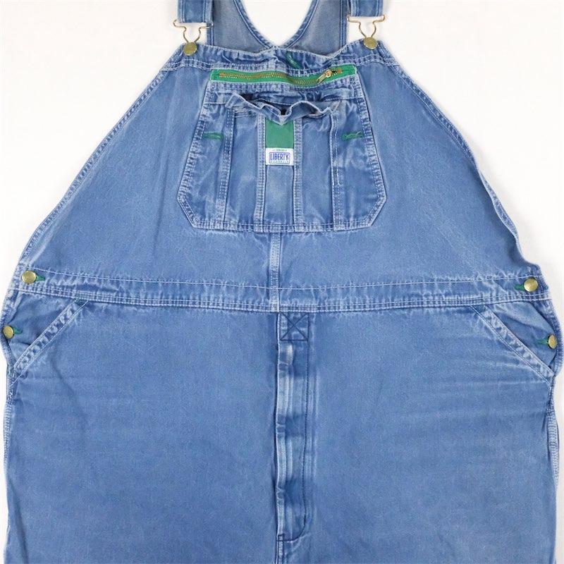 古着 大きいサイズ LIBERTY OVERALLS デニムオーバーオール メンズW54