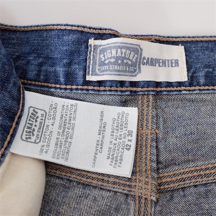 【W42】 Levis リーバイス ペインターパンツ シグネチャー Levi's リーバイス 40s VINTAGE 501XX 47MODEL BIG E 革パッチ
