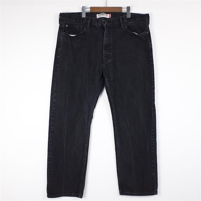 Levi's（リーバイス） 505 ブラックデニムパンツ メンズW40 STRAIGHT