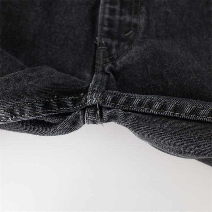 Levi's（リーバイス） 505 ブラックデニムパンツ メンズW40 STRAIGHT
