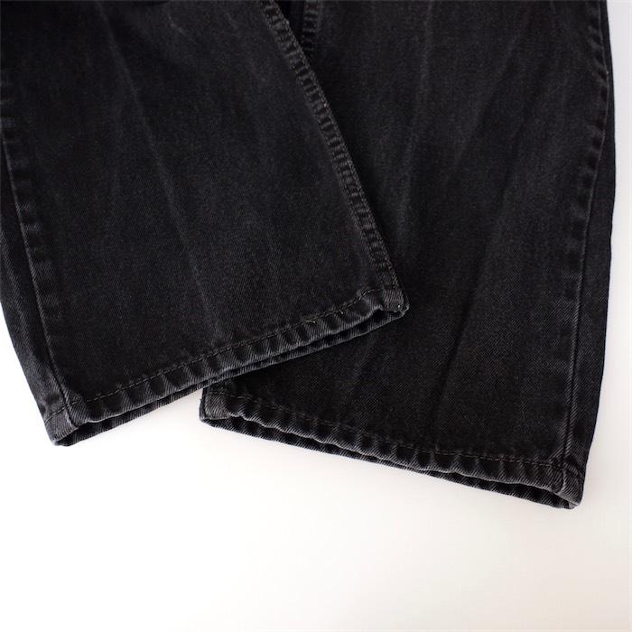 Levi's（リーバイス） 505 ブラックデニムパンツ メンズW40 STRAIGHT