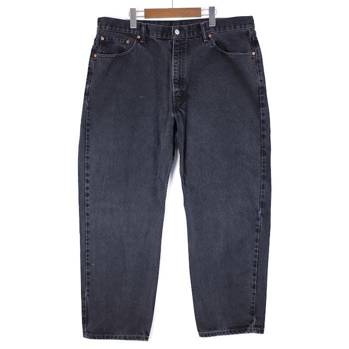 Levi's リーバイス 550 ブラックデニムパンツ メンズW40 RELAXED FIT
