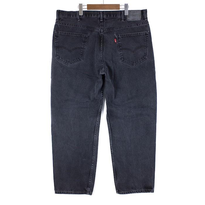 Levi's リーバイス 550 ブラックデニムパンツ メンズW40 RELAXED