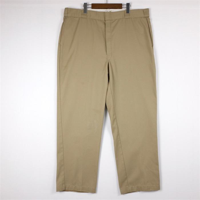 90s USA製 ディッキーズ 874 ワークパンツ カーキ ベージュ W32 Dickies（ディッキーズ） 90's USA製 874ワークパンツ メンズW40