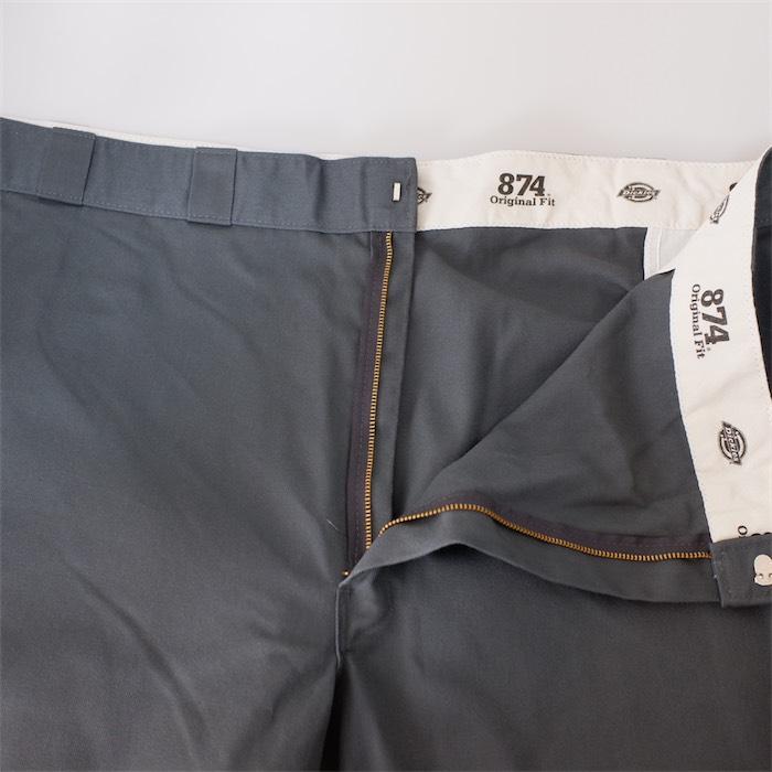 特大 Dickies ディッキーズ 874ワークパンツ メンズW53 ダークグレー ORIGINAL FIT ビンテージ 大きいサイズ pt-1329｜canopus-web-shop｜03