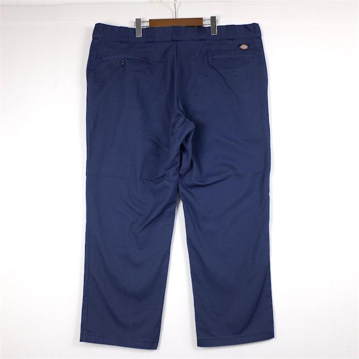 ビンテージUSA製Dickiesディッキーズ874ワークパンツ紺34メンズ古着 Dickies（ディッキーズ） 特大 874NV ワークパンツ メンズW46 ネイビー