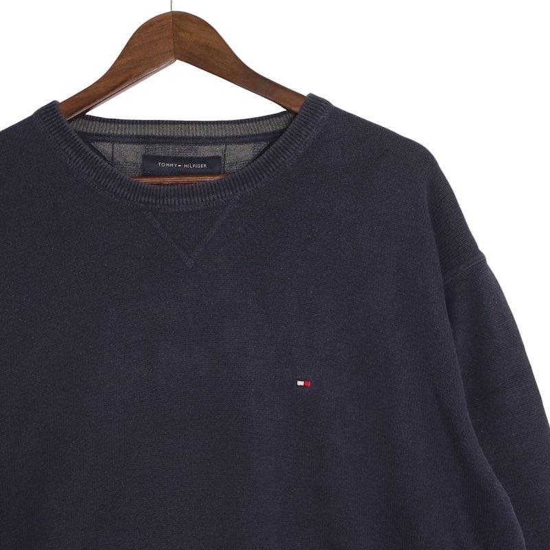 TOMMY HILFIGER（トミー・ヒルフィガー） クルーネック コットンニット 
