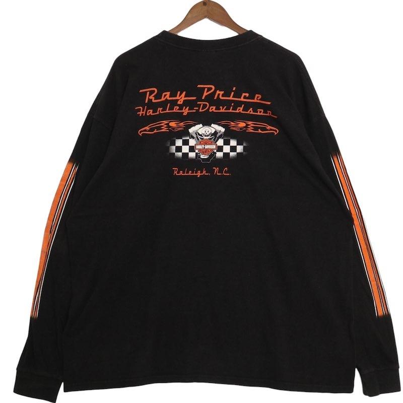 Harley Davidson ハーレーダビッドソン 長袖プリントTシャツ ロンT