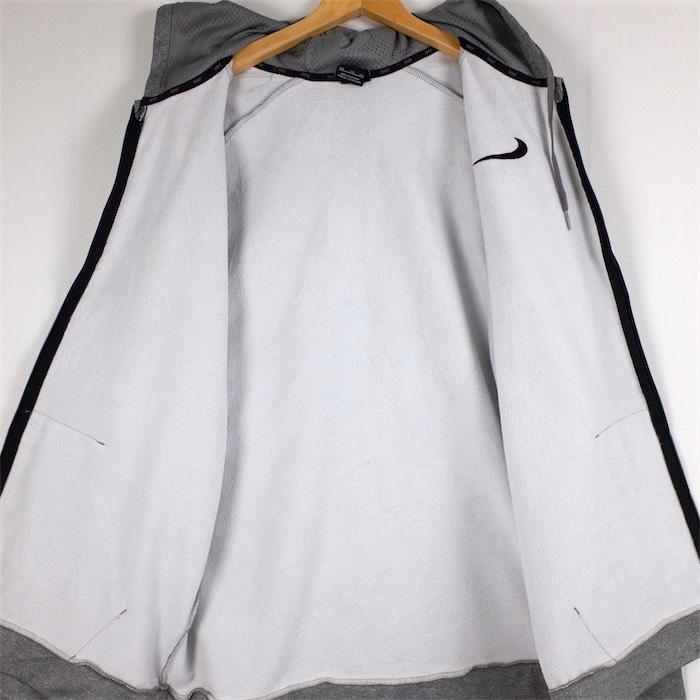 NIKE（ナイキ） DRI-FIT 長袖ジップアップパーカー メンズUS-XXLサイズ