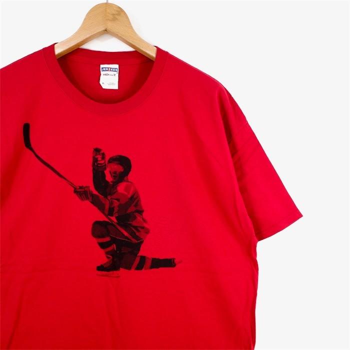 Budweiser アイスホッケー 半袖プリントTシャツ メンズUS-XL