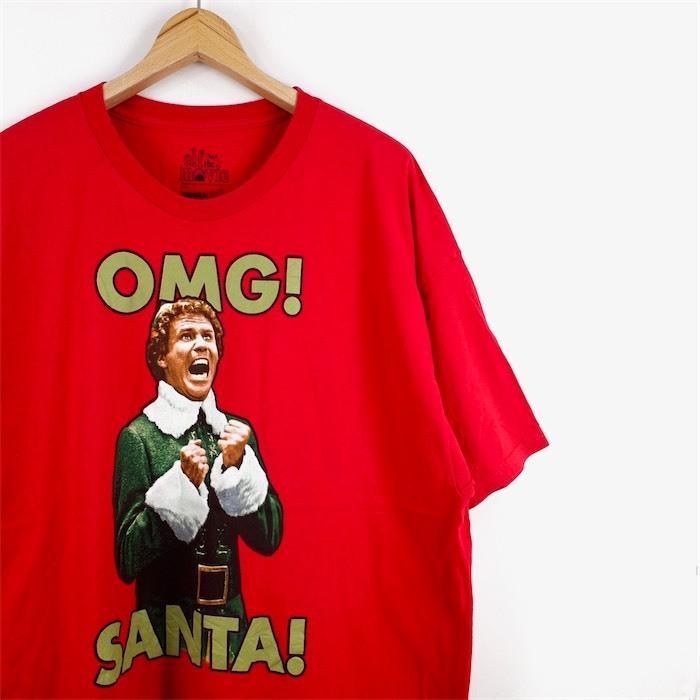 古着 大きいサイズ Elf エルフ サンタの国からやってきた 半袖プリントtシャツ メンズus 2xlサイズ レッド ムービーt 映画 T 1914n T 1914n 古着屋canopus 通販 Yahoo ショッピング