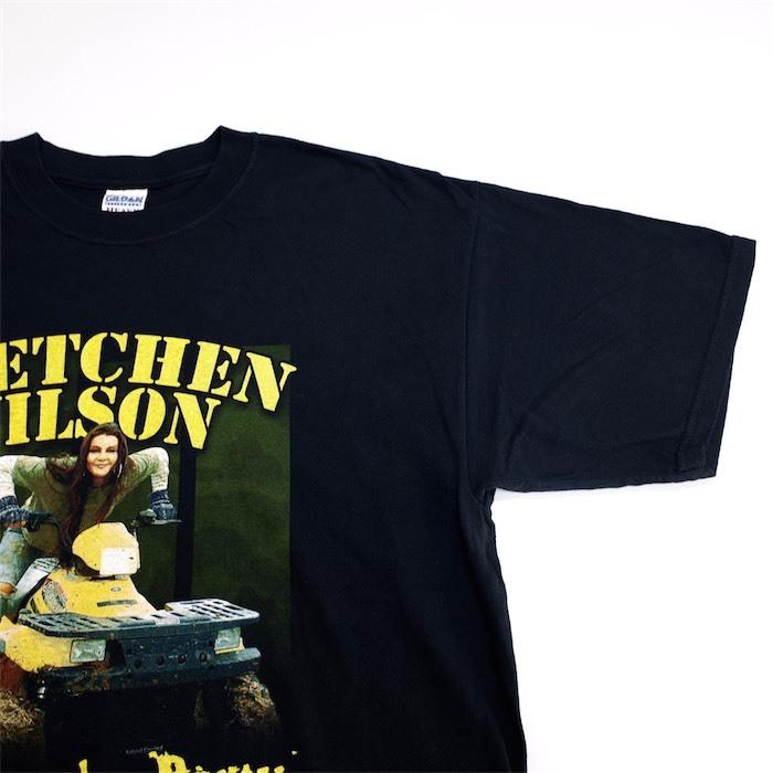 00's Gretchen Wilson グレッチェンウィルソン 半袖プリントTシャツ メンズUS-XLサイズ 黒 Here For The Party カントリーロック t-1961n｜canopus-web-shop｜05