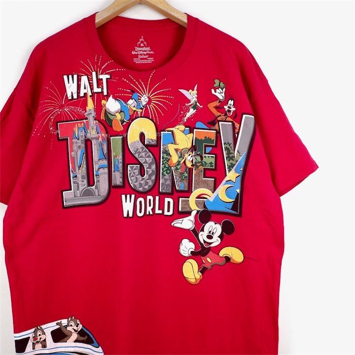 ディズニー 半袖プリントTシャツ メンズUS-XLサイズ ミッキーマウス