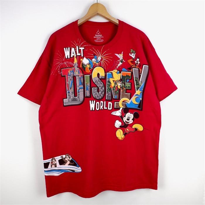 ディズニー 半袖プリントTシャツ メンズUS-XLサイズ ミッキーマウス 